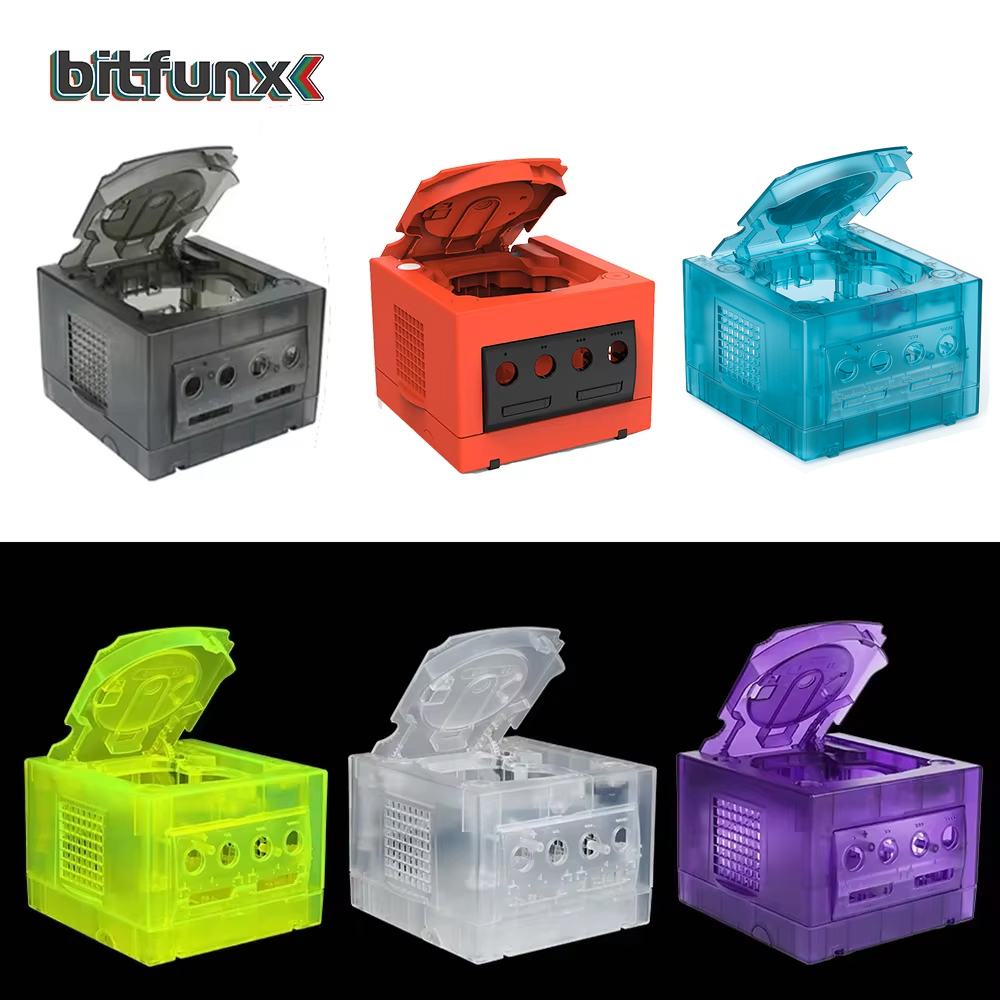 Retro Gaming Nintendo - BitFunx NGC Transparent Box Replacement Case