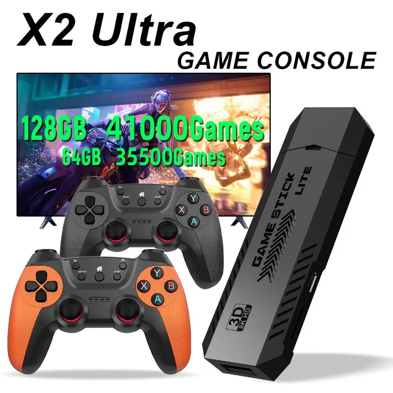 Retro Gaming Tv - X2 Ultra Pro Retro Game Stick