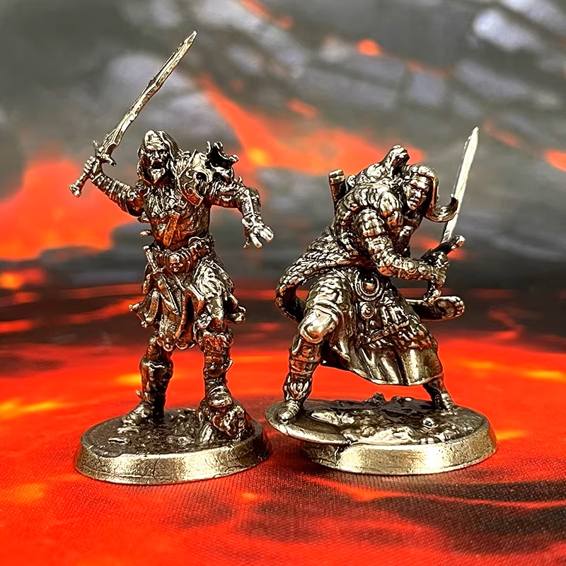 Retro Gaming Tv - New Fantasy Metal Miniature Demon Warrior