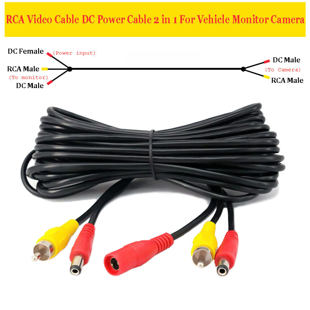Composite Rca Cable - 6 M/10M/15M car video RCA extension