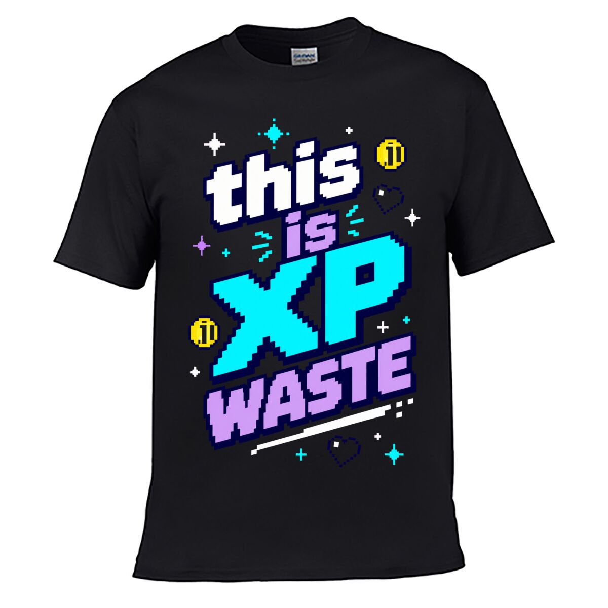 Retro Gaming Quotes - Retro Pixel Gaming Quote Typography Loose