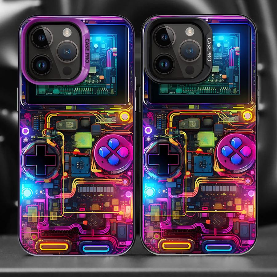 Retro Gaming Emulator Console - Retro Game Console Pattern Phone Case