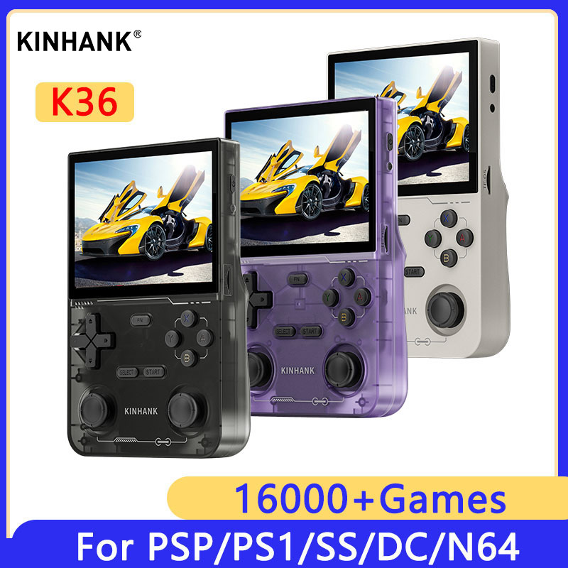 Retro Gaming N64 - KINHANK K36 Retro Handheld Video Game