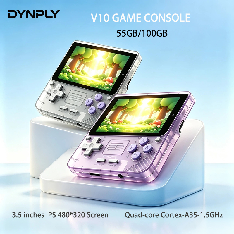 Retro Gaming N64 - POWKIDDY V10 3.5-Inch IPS Oca Hd