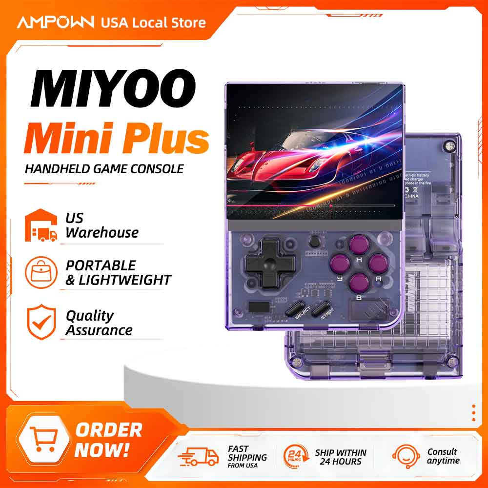 Retro Gaming Emulator Console - Miyoo Mini+ Retro Handheld Game Console