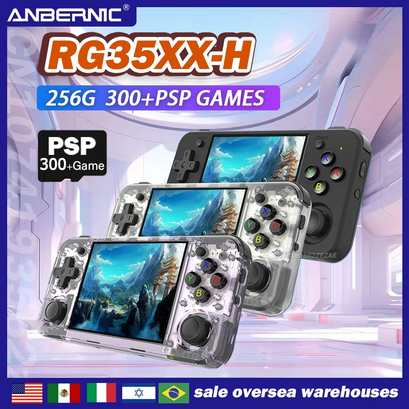 Retro Gaming Tv - ANBERNIC RG35XX H Hand-held Consoles 3.5-inch