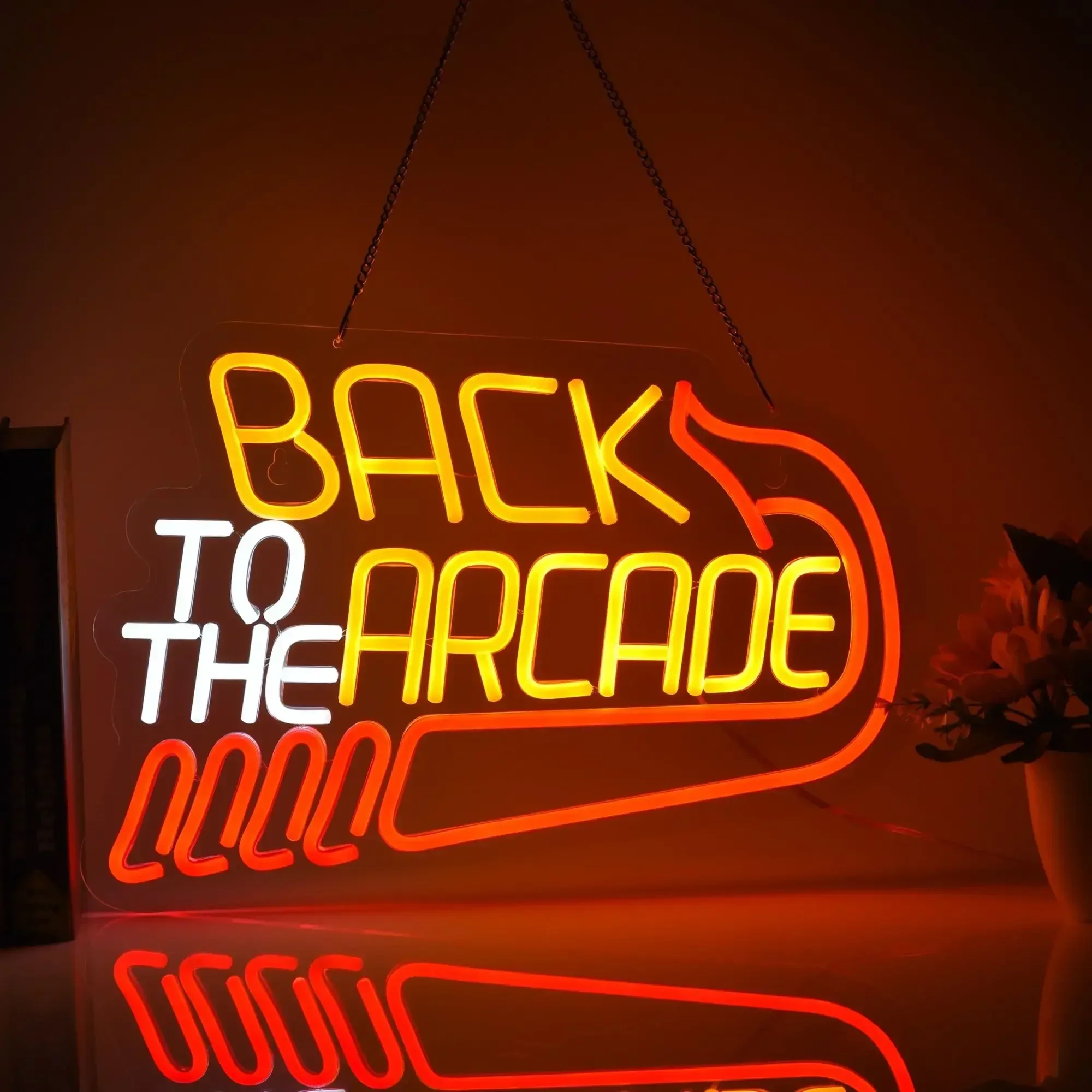 Retro Gaming Gift Ideas - Back to The Arcade Neon Sign