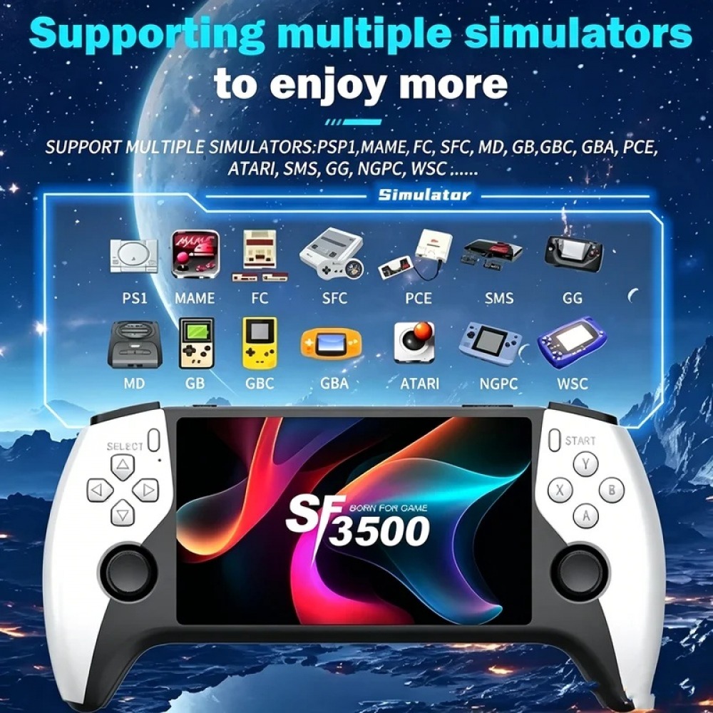 Retro Gaming Room - SF3500 5 inch Handheld Game Console