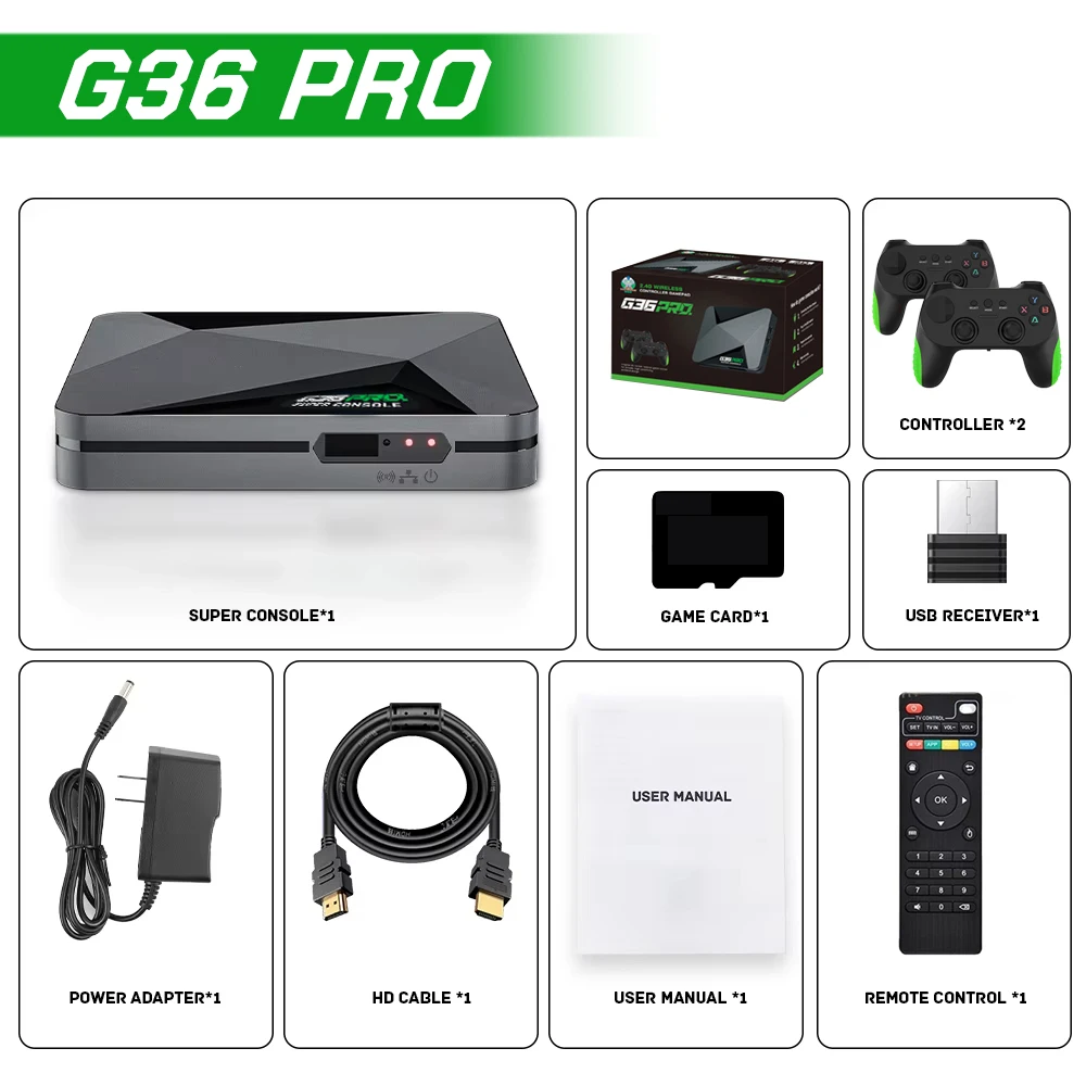 Super Console G36 Pro Retro Vi - đánh giá và giá Retro Gaming Tv