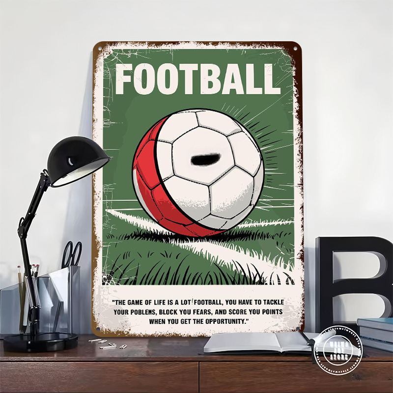 Soccer Ball Quotes Poster Cust - đánh giá và giá Retro Gaming Quotes