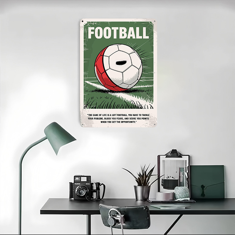 Soccer Ball Quotes Poster Cust - đánh giá và giá Retro Gaming Quotes