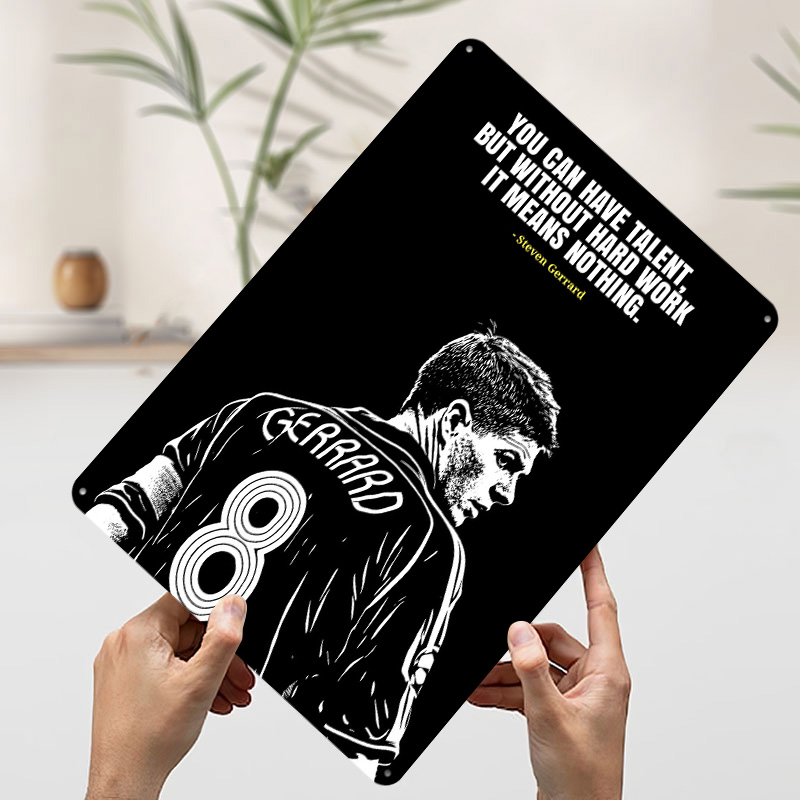 Steven Gerrard Quote Metal Pos - đánh giá và giá Retro Gaming Quotes