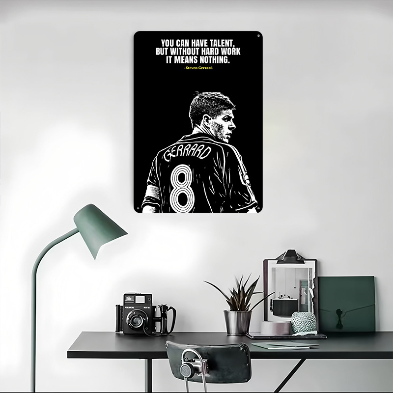 Steven Gerrard Quote Metal Pos - đánh giá và giá Retro Gaming Quotes
