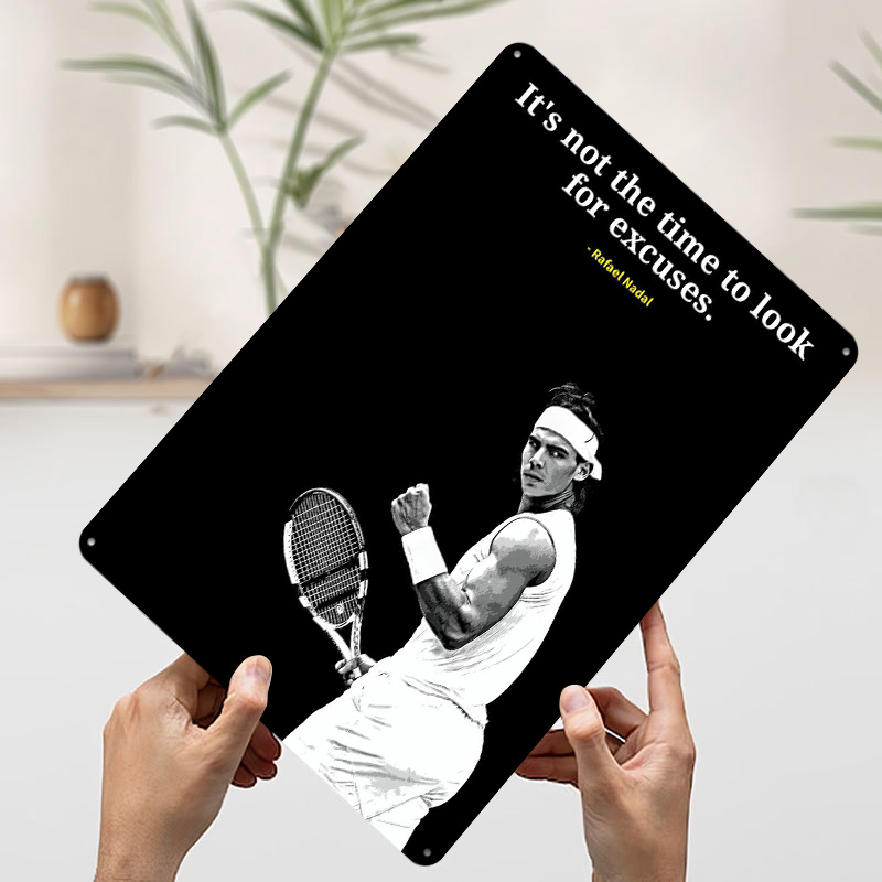 Rafael Nadal Quotes Metal Post - đánh giá và giá Retro Gaming Quotes