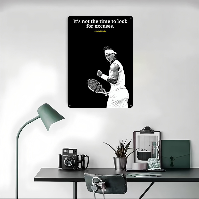 Rafael Nadal Quotes Metal Post - đánh giá và giá Retro Gaming Quotes