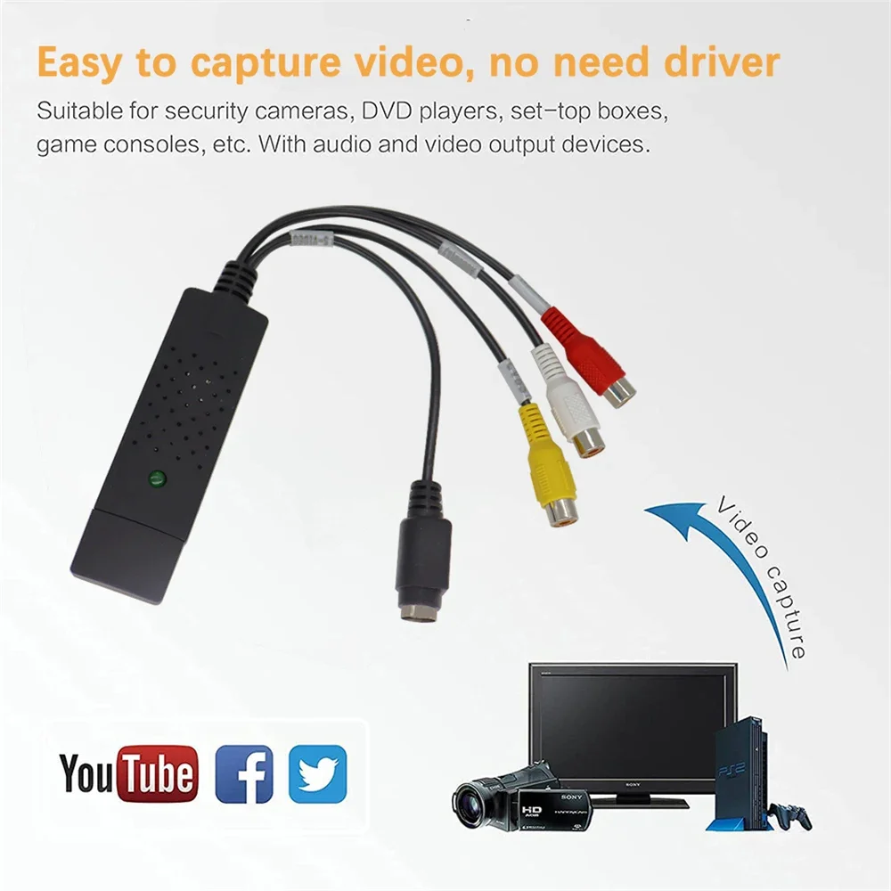 USB2.0 Audio Video Capture Car - đánh giá và giá Composite Rca Cable