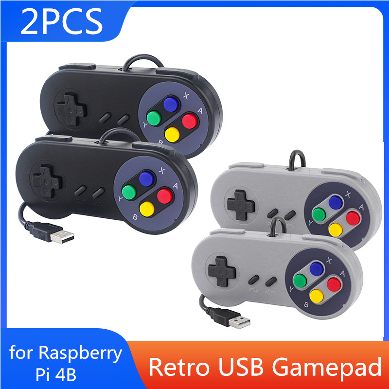 2PCs USB Gamepad Retro Gaming  - đánh giá và giá Raspberry Pi Retropie