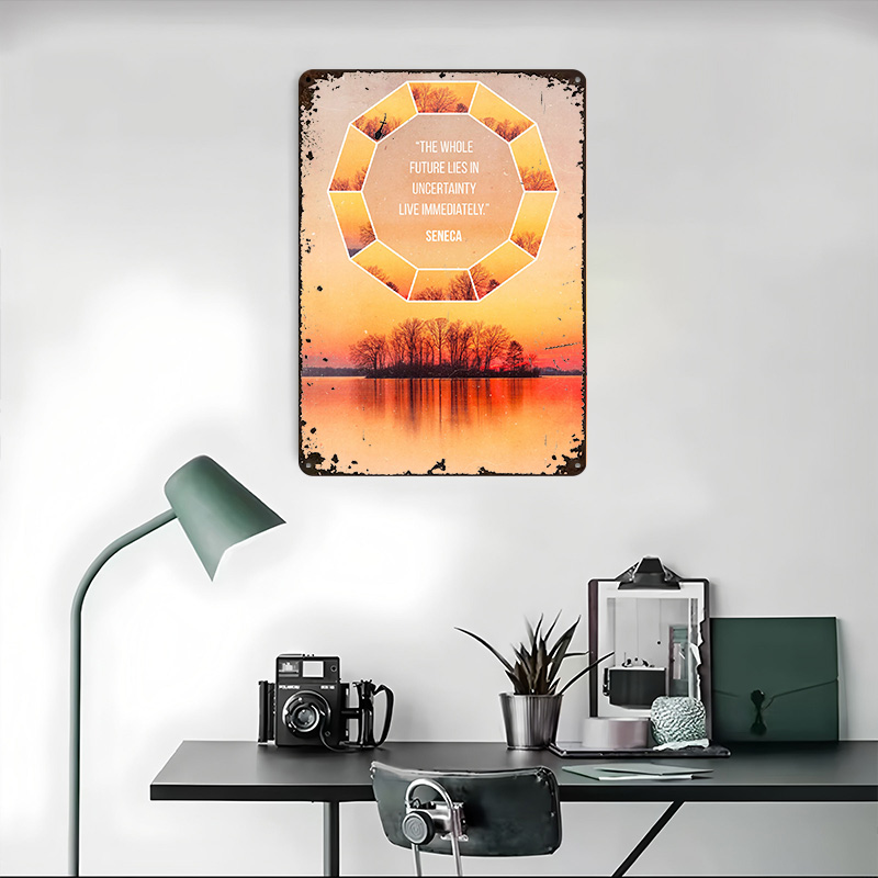 Seneca Quote 4 Printed Poster  - đánh giá và giá Retro Gaming Quotes