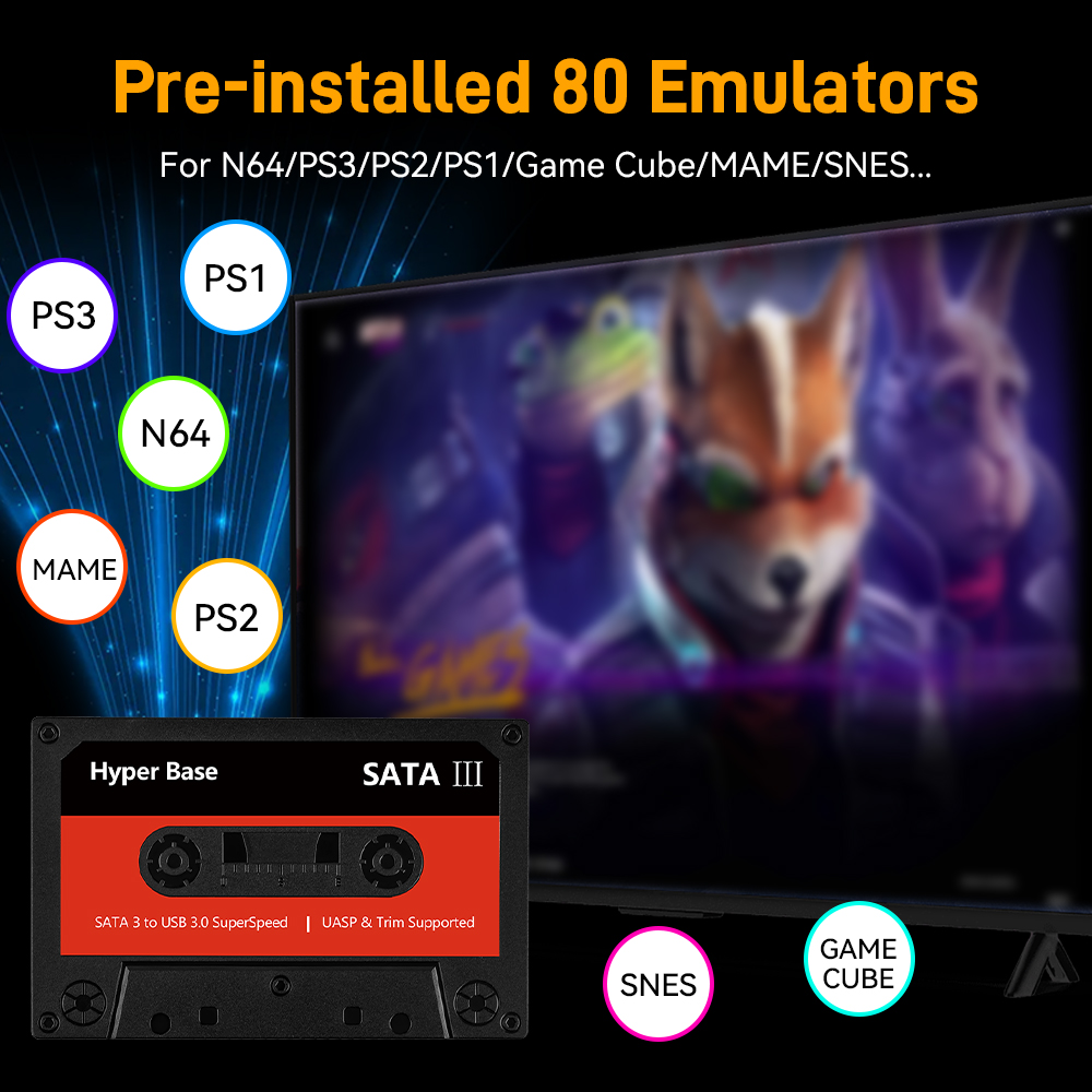 Batocera 500G/2T Emulator Game - đánh giá và giá Retro Gaming Emulator Console