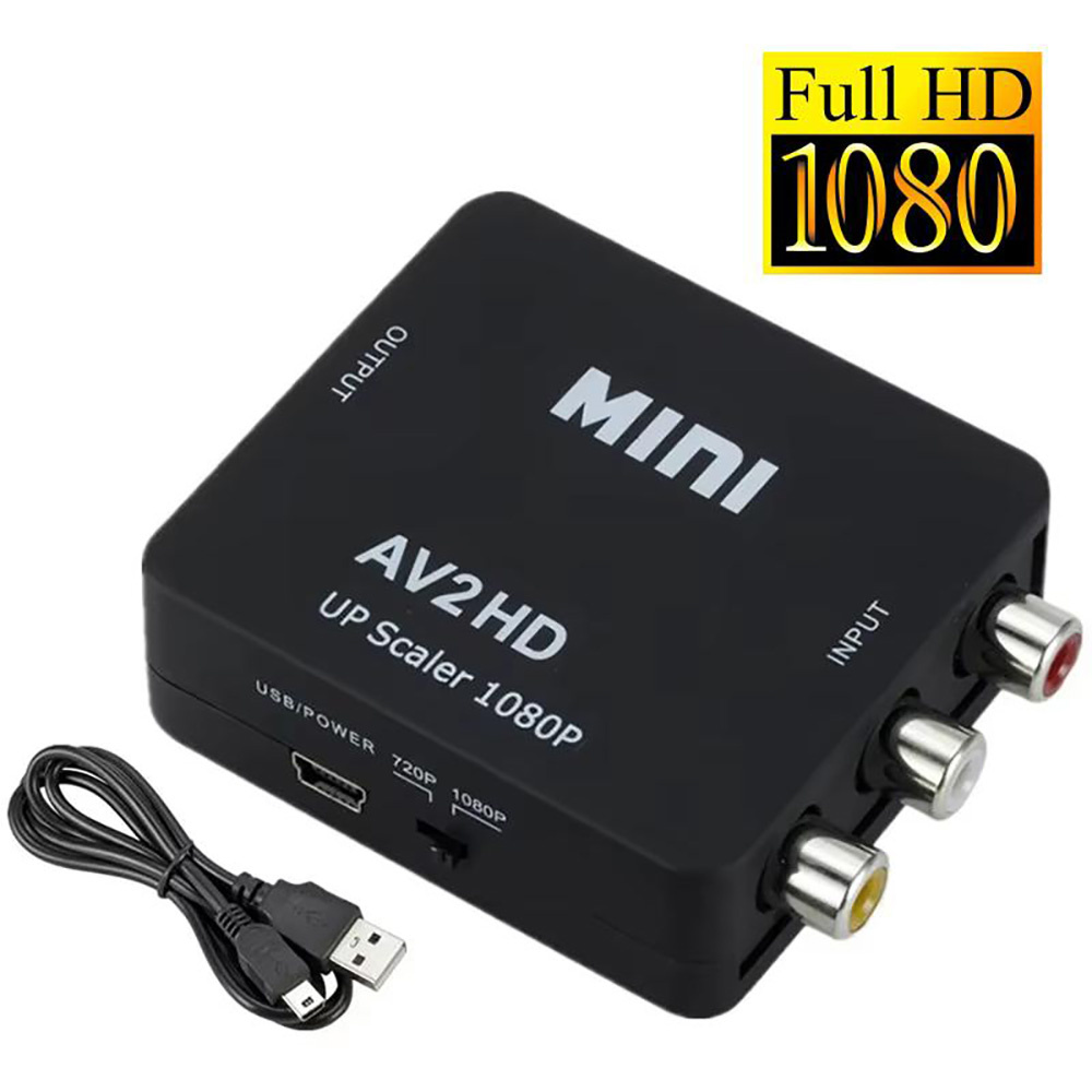 RCA AV to HDMI Converter 1080P - đánh giá và giá Composite Rca Cable