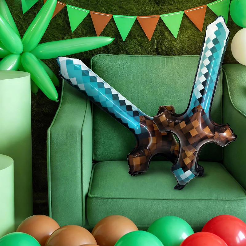 8Pcs Pixel Inflatable Sword My - đánh giá và giá Retro Gaming Events