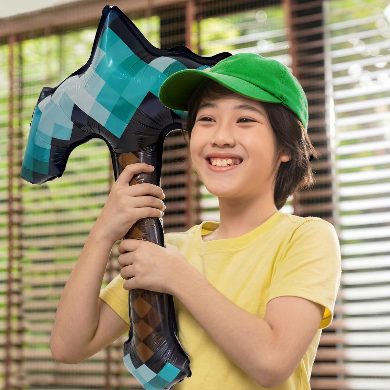 8Pcs Pixel Inflatable Pickaxe  - đánh giá và giá Retro Gaming Events