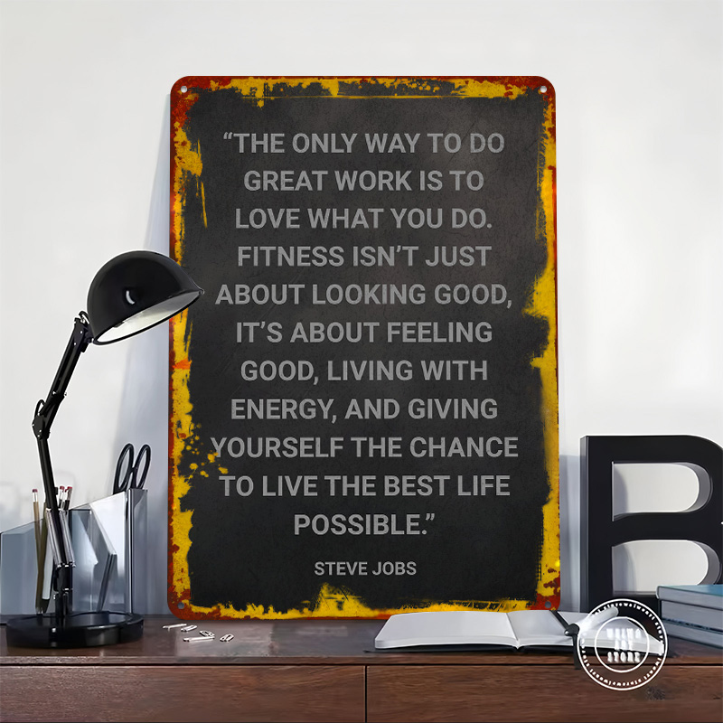 Steve Jobs Fitness Quote Metal - đánh giá và giá Retro Gaming Quotes