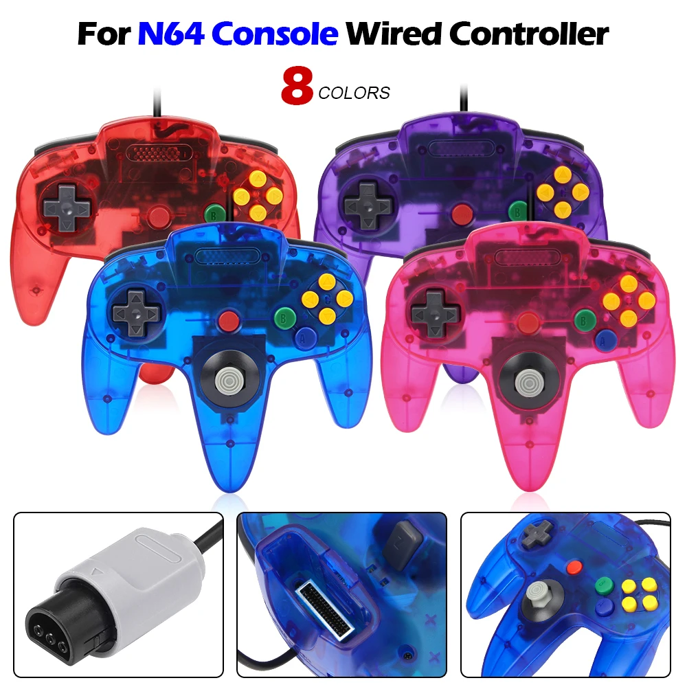 8 Colors Wired Gamepad For N64 - đánh giá và giá Retro Gaming N64
