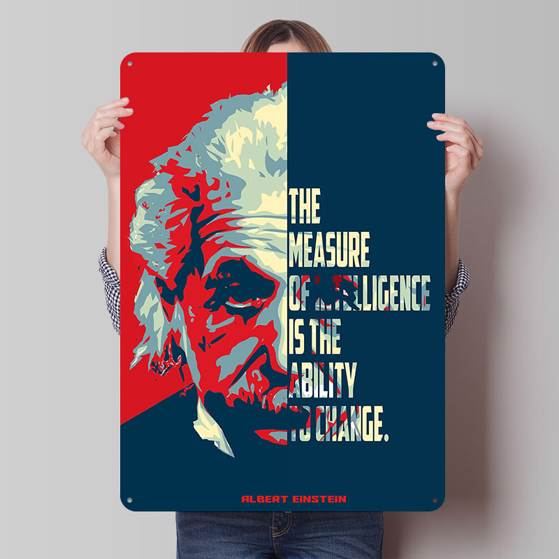 Albert Einstein Quotes Tinplat - đánh giá và giá Retro Gaming Quotes