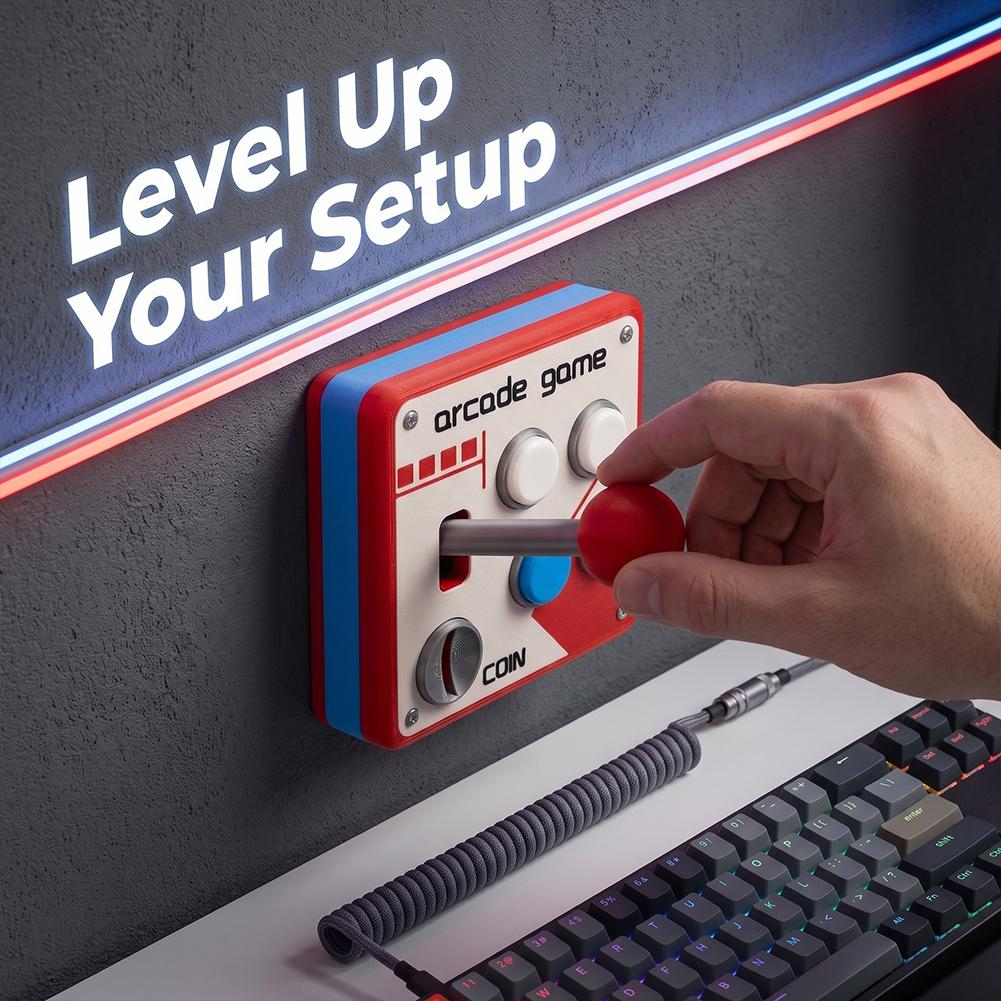 3D Printed Retro Arcade Switch - đánh giá và giá Retro Gaming Room