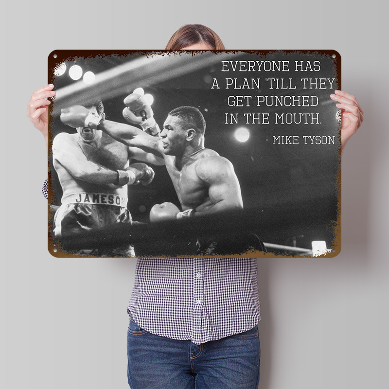Mike Tyson Quote 3D Texture Me - đánh giá và giá Retro Gaming Quotes