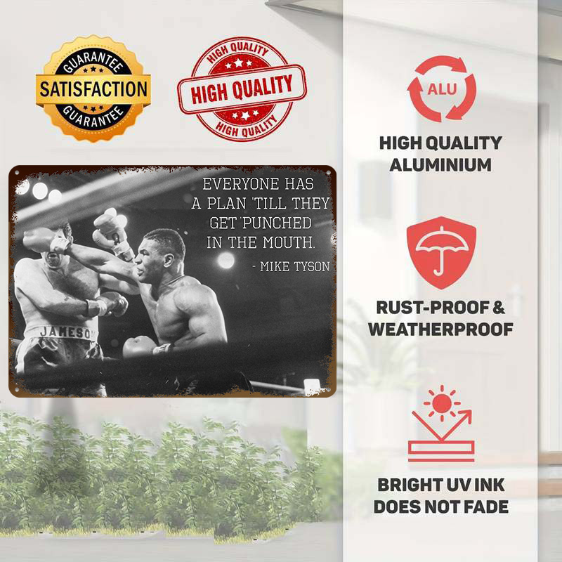 Mike Tyson Quote 3D Texture Me - đánh giá và giá Retro Gaming Quotes