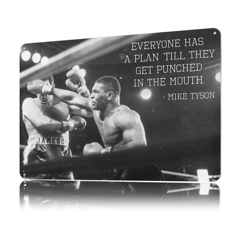 Mike Tyson Quote 3D Texture Me - đánh giá và giá Retro Gaming Quotes