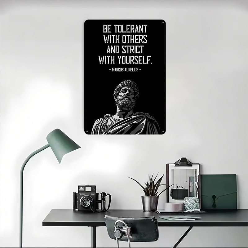 Marcus Aurelius Quote Metal Po - đánh giá và giá Retro Gaming Quotes