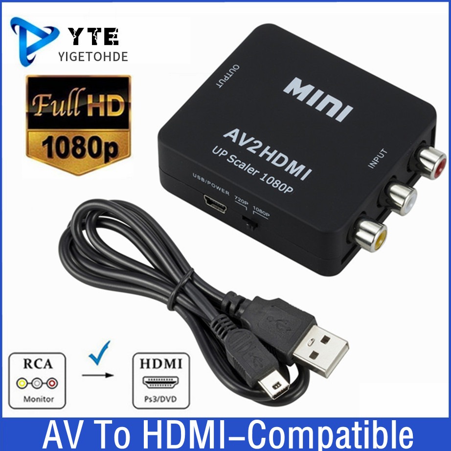 RCA AV To HDMI-compatible Comp - đánh giá và giá Composite Rca Cable