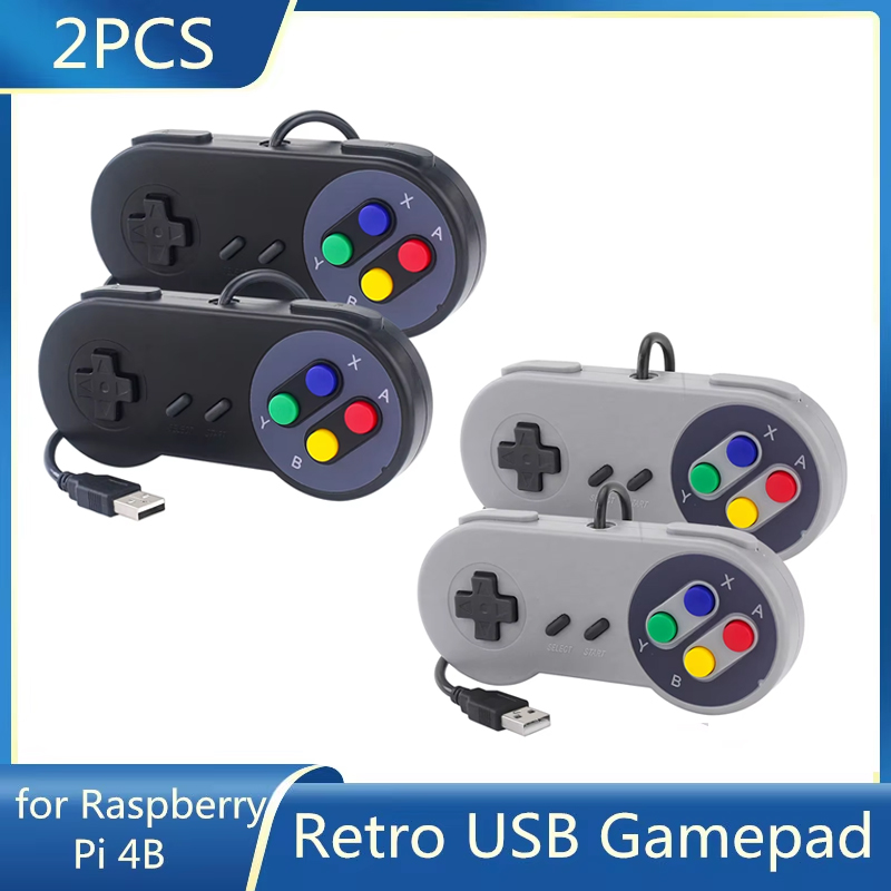 2PCs USB Gamepad Retro Gaming  - đánh giá và giá Raspberry Pi Retropie