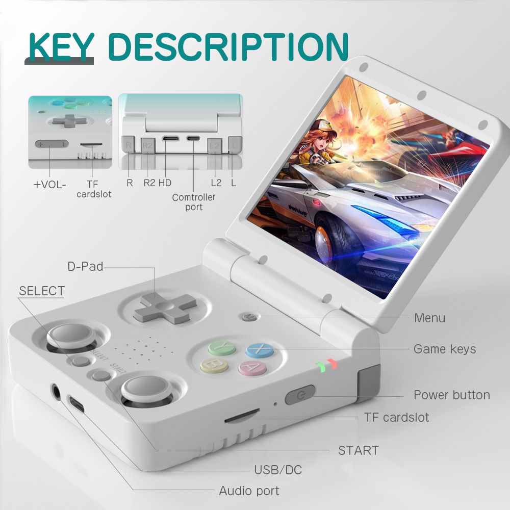 MIYOO FLIP V2 Handheld Game Pl - đánh giá và giá Retro Gaming Os Linux