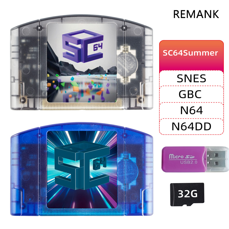 REMANK 5000-in1 SC64Summer SC6 - đánh giá và giá Retro Gaming N64