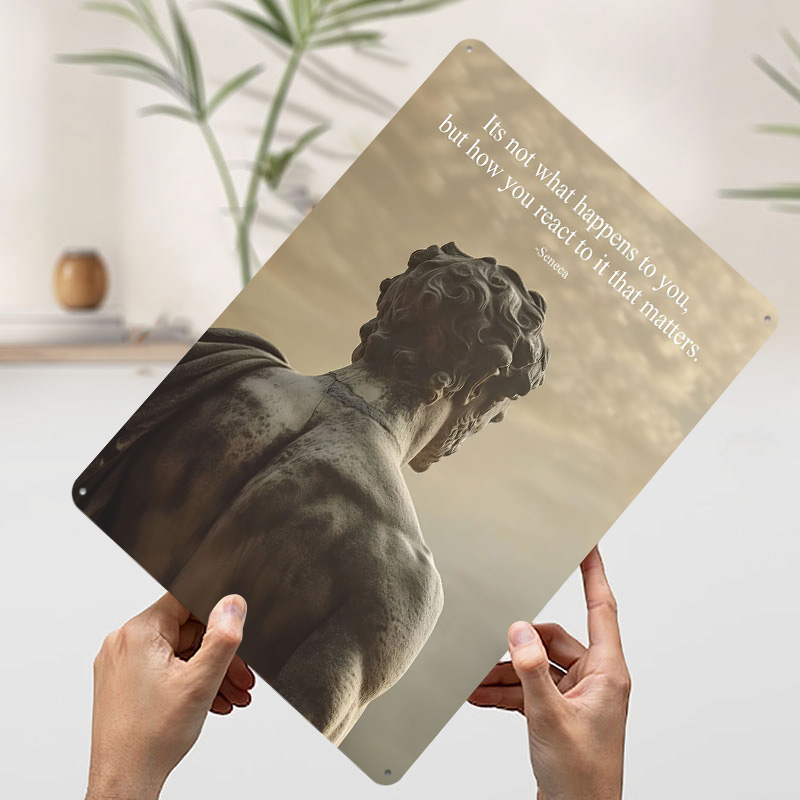 Seneca Stoic Quote Tinplate Po - đánh giá và giá Retro Gaming Quotes