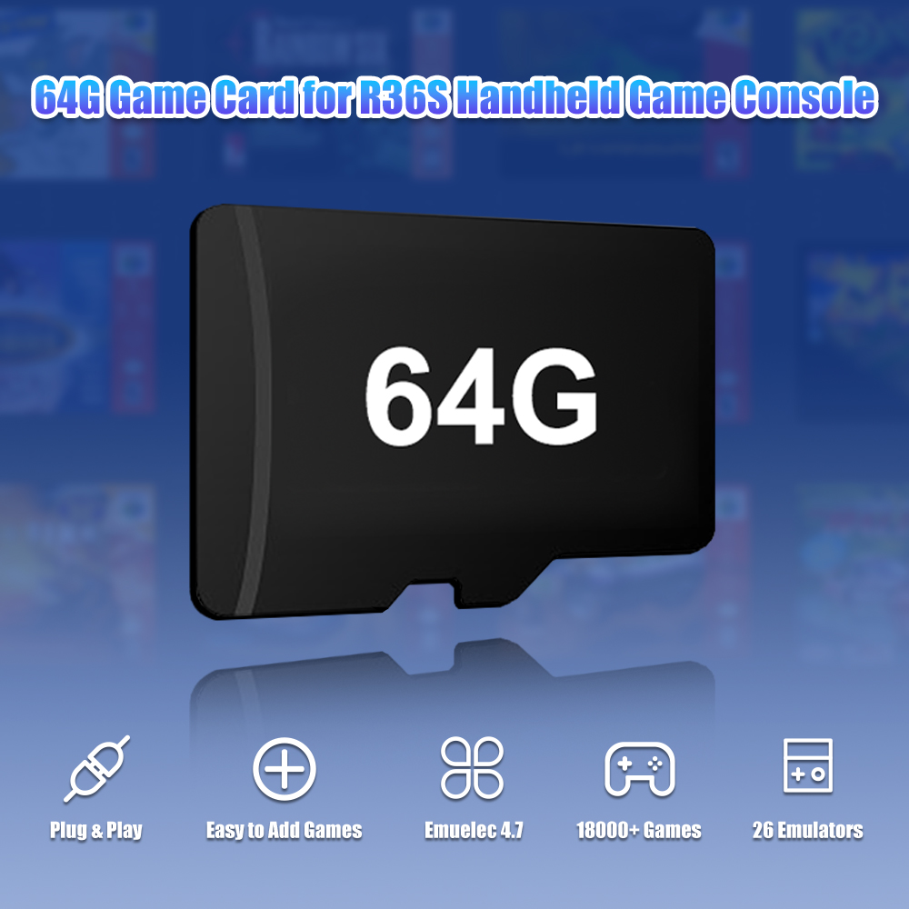 64G Game TF Card for R36S Vide - đánh giá và giá Retro Gaming N64