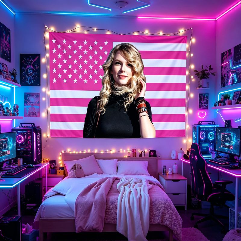 VIKAMA American Flag Female Si - đánh giá và giá Retro Gaming Room