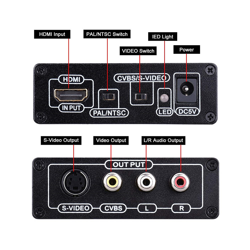 HDMI Để Tổng Hợp 3RCA AV S-Vid - đánh giá và giá Composite Rca Cable