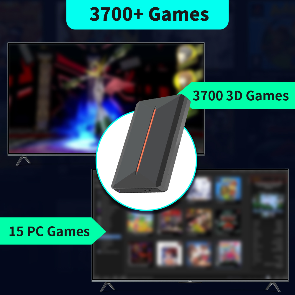 Launchbox OS 500GB Portable Ga - đánh giá và giá Retro Gaming Tv