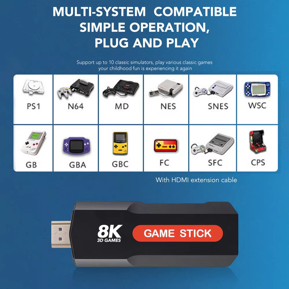 X2 Game Stick HD 4K 8K 3D Cons - đánh giá và giá Retro Gaming Emulator Console