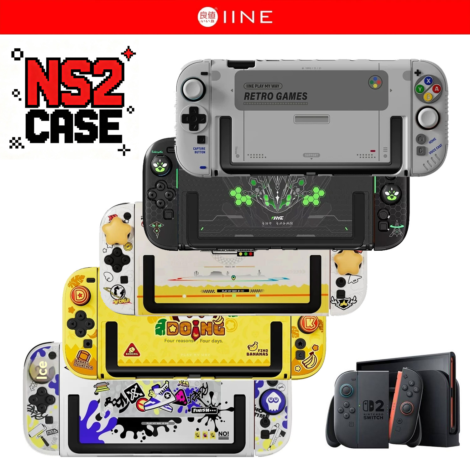 IINE Retro Case Switch 2 Prote - đánh giá và giá Retro Gaming Nintendo