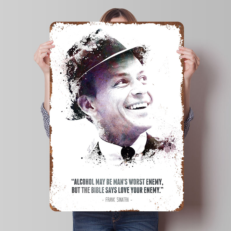Frank Sinatra and His Quote. M - đánh giá và giá Retro Gaming Quotes