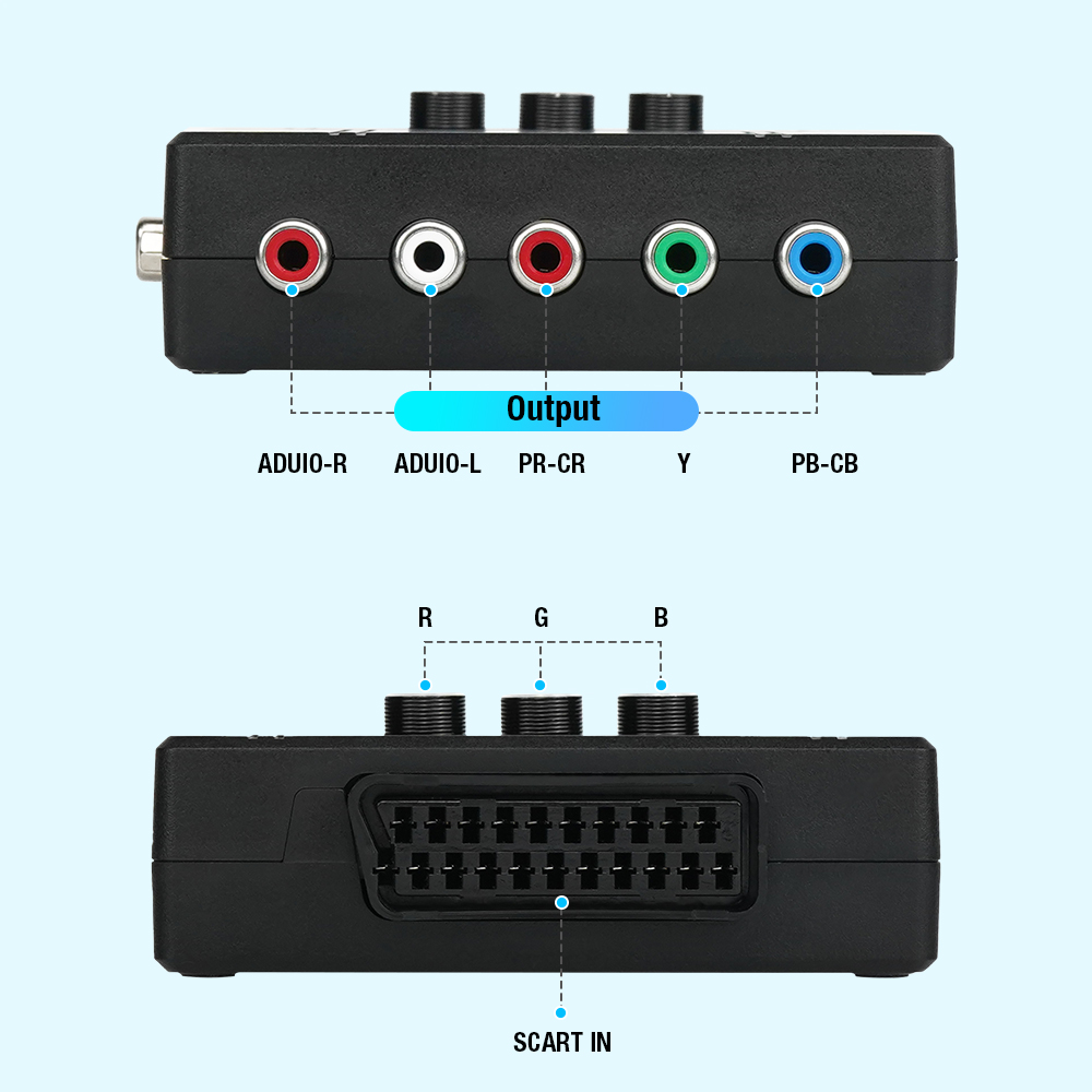 RGBS VGA to YPBPR Component Co - đánh giá và giá Retro Gaming Room